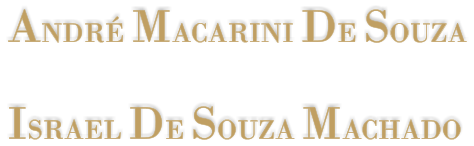 ANDR� MACARINI DE SOUZA  ISRAEL DE SOUZA MACHADO